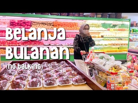 BELANJA BULANAN DI PASAR BUAH PEKANBARU! [No talking]