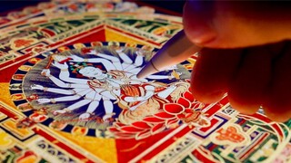 Draw thangka with iPad