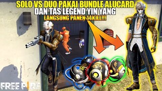 NEW BUNDLE DEMON HAND & TAS LEGEND YIN YANG - SOLO VS DUO LANGSUNG PANEN 14 KILL!!! FREE FIRE