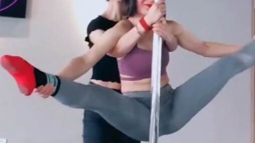 Fun aerial splits