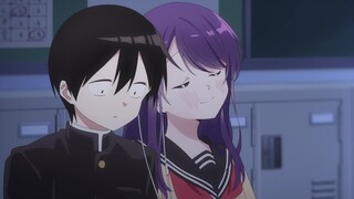 Nagisa & Junta || Share Earphone & Listen to Music || Kubo-san wa Mob no Yurusanai Episode 5