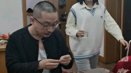 Dad, if you want a drink, why are you still letting Grandma pour it for you?