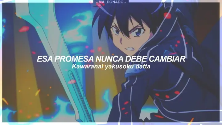 Lyrics Amv Sword Art Online刀劍神域 Unleash Blading Ars 2週年op Full Gyakkyo Spectrum 中日羅英歌詞 逆境スペクトル Asca Bilibili