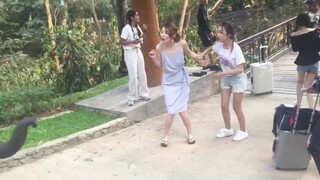 น้ำเพชรถ่ายรายการกับดาราจีนเป็นมิตรภาพที่ดีต่อกันและนักท่องเที่ยวจ้าาาา🤗