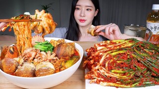 [Mukbang TV] - Mì jjamppong hải sản cay | ASRM