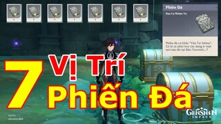 7 Phiến Đá Ishine Mở Khóa Đền Chirai - Đảo Tsurumi | 2 Rương Hiếm +1 Thành Tựu | Genshin Impact