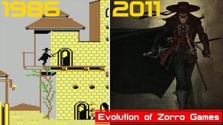 Evolution of Zorro Games [1985-2011]