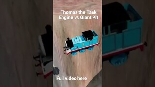 Big & Small Thomas The Tank Engine vs Giant Pit | BeamNG.drive #shorts