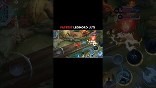 leomord fastest ult #mlbb #choou #shorts #leomord