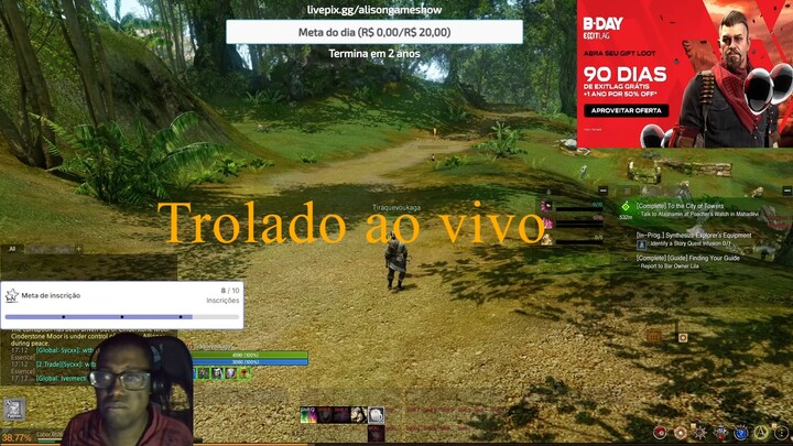 Trolado jogando archeage