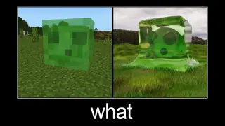 Minecraft wait what meme part 159 (realistic slime)