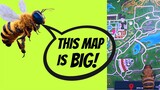 HOW BIG IS THE MAP in Bee Simulator? Fly Across the Map (SW-NE)