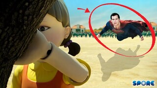 What If Superman Plays In Squid Game | SPORE