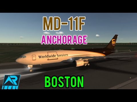 RFS | Ups MD11-F | Anchorage - Boston | Real Flight Simulator | Highlights {6H32M}