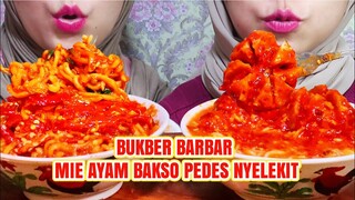 BUKA BERSAMA ADIKKU‼️ASMR MIE AYAM BAKSO URAT CABE PEDAS | ASMR INDONESIA