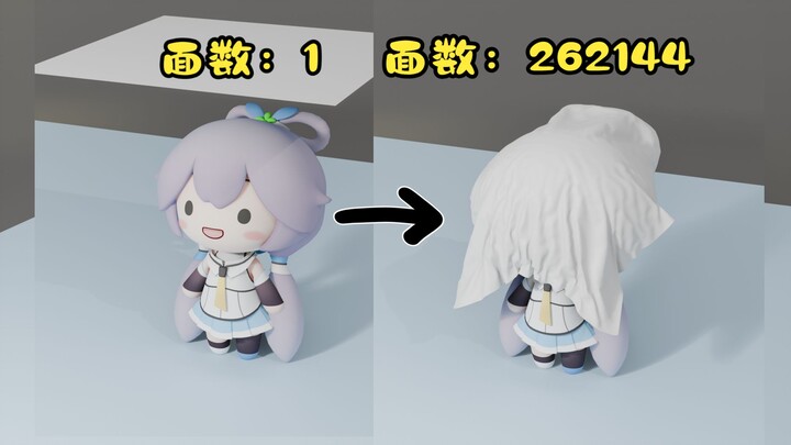 越来越多面数的布掉在lulu头上