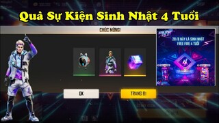 [Free Fire] Chi Tiết Quà Sinh Nhật 4 Tuổi Free Fire, Trang Phục Và Hộp Ma Thuật Miễn Phí