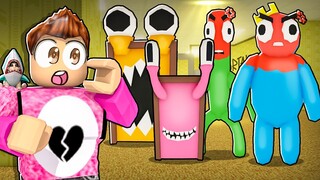 🌈 Las NUEVAS PUERTAS y TRANSFORMACIONES de RAINBOW FRIENDS 😱 Cerso Roblox Backrooms morphs