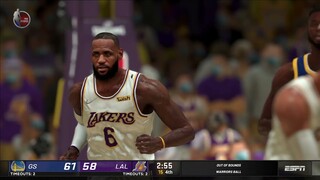 NBA2K21 Golden State Warriors vs Los Angeles Lakers Full Game Highlights I October 12, 2021 I