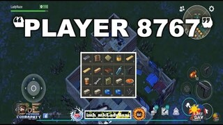 "PLAYER 8767"  using small box to block | REVENGE RAID | NO C4 needed- Last Day On Earth: Survival