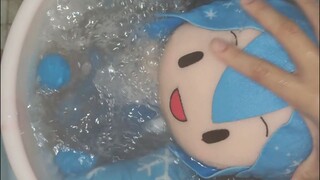 Fufu洗热水澡