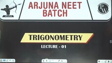 PHYSICS - 11 -CH -01- Basic  Math  01 _Trigonometry & Algebra