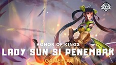 KENA TEMBAK LADY SUN AUTO CRT! - HONOR OF KINGS