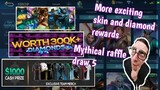 Mythical Raffle Draw 5 to win epic prizes skins and diamonds in mobile legends MPL season 6