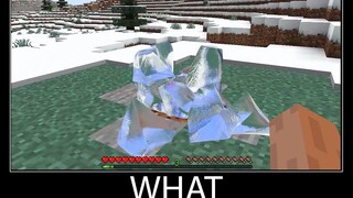 Minecraft รออะไร meme part 41 minecraft ice ที่เหมือนจริง