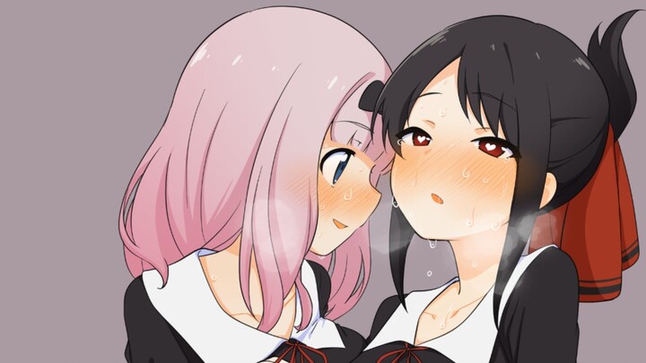Kaguya dan Chika saling memuaskan