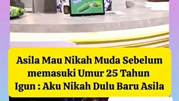 Asila minta igun jangan nikah 😂😂