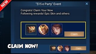 LOG IN TO CLAIM RANDOM EPIC SKIN AND SPECIAL SKIN! (CLAIM NOW!) | MOBILE LEGENDS BANG BANG