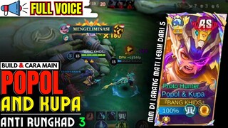 2 MENIT = 2 KILL || Cara main popol and kupa + Build popol and kupa anti rungkad 😱