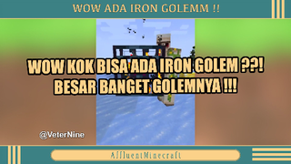 MINECRAFT - WOW ADA IRON GOLEM❓❓❗❗