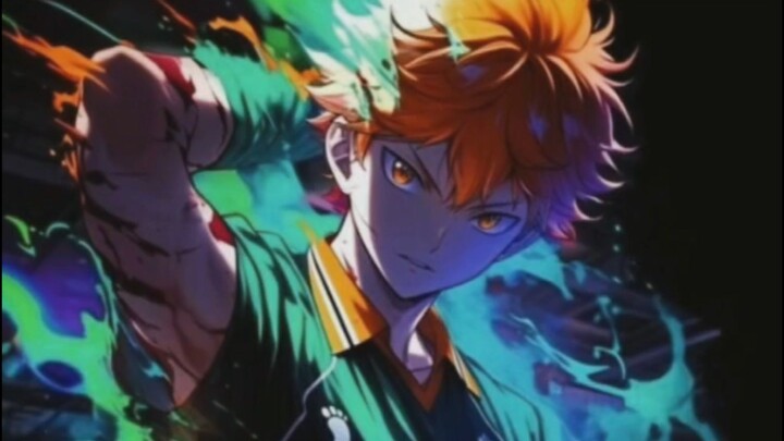 > Tinggi badan bisa kalah… tapi semangat tidak pernah padam! 🏐🔥#Haikyuu #HinataShoyo #AnimeMotivat