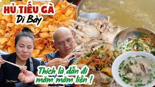 Biết BÀ XÃ thích ăn HỦ TIẾU DA GÀ Color Man quyết tâm "đèo" bả đi cho bằng được ! | Color Man Food