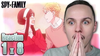 THEY'RE GONNA KISS?! | SPY x FAMILY Season 1 Episode 8 Reaction