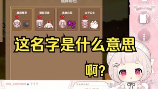 白菜玩粉丝给自己做的游戏 看到角色名瞬间被雷击