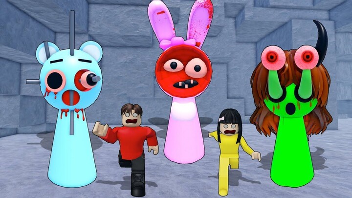 Yuta, Mio Dan Baby Celine Mencari Morps Sprunki Horror  ROBLOX