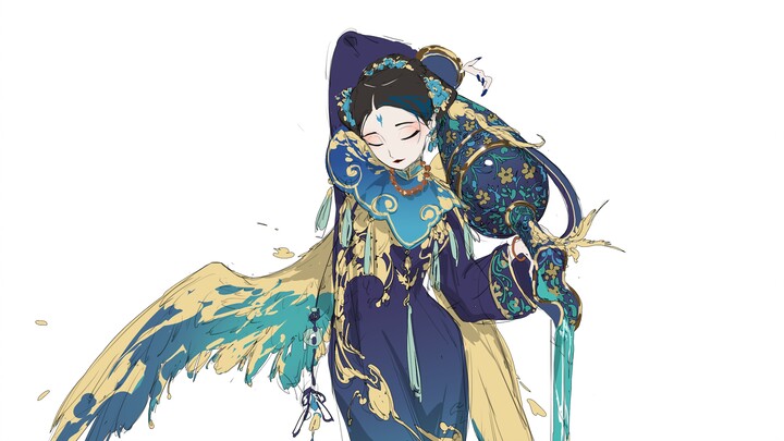 Cloisonné Personification: The Angel Wine Bottle