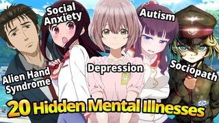 20 More Hidden Mental Illnesses in Anime