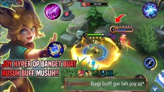 NYOBAIN JOY HYPER OP PARAH PAKE BUILD INI | HYPER MUSUH SAMPE GAK FARMING! TOP GLOBAL JOY -MLBB