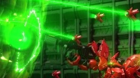 [ต้นฉบับห้ามเคลื่อนย้าย] ตาเดียวที่แข็งแกร่งที่สุด! แอนิเมชั่น Bandai Gundam Model RG Sazabi vs MG D