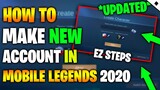 *UPDATE* HOW TO CREATE NEW ACCOUNT | SMURF ACCOUNT IN MOBILE LEGENDS 2020 - ML 2020