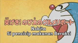 Doraemon Bahasa Indonesia(HD) - Nobita Si Pencicip Makanan beraksi.