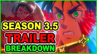 Eren Vs Beast Titan Army! Attack on Titan Season 3 Part 2 Trailer Breakdown