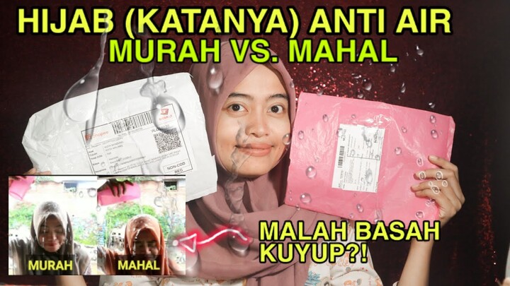 MURAH VS MAHAL | UNBOXING REVIEW TRY ON HIJAB ANTI AIR TERBARU 2020