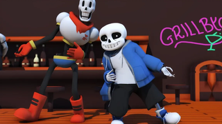 【MMD】 ขยับขึ้น! feat STUTS 【 Undertale 】 Sans & Papyrus 4K UHD