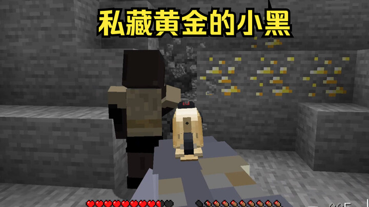 【我的世界】私藏黄金的小黑