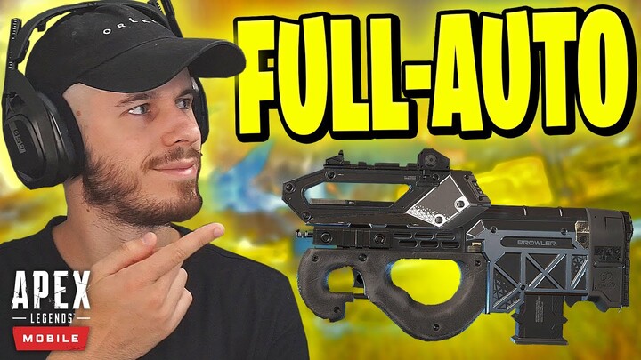 FULL-AUTO PROWLER IS INSANE IN APEX LEGENDS MOBILE...